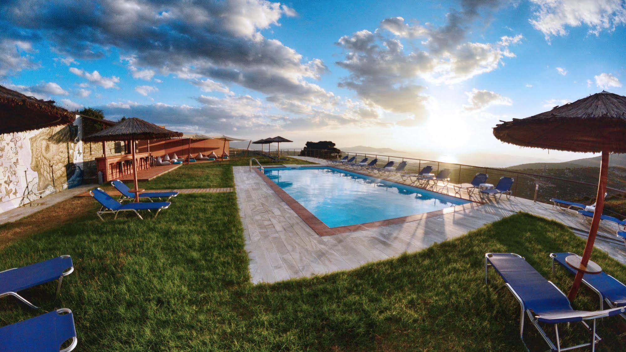 Filion Eco Hotel & Suites Nea Styra Bagian luar foto